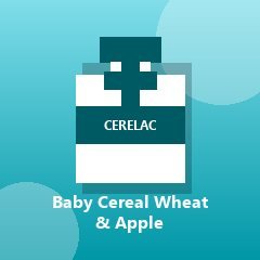 Baby Cereal Wheat & Apple 250g