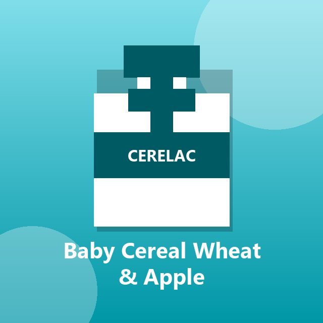 Baby Cereal Wheat & Apple 250g