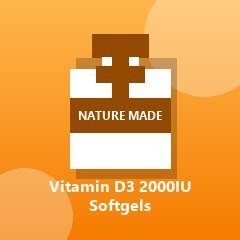 Vitamin D3 2000IU Softgels 90s