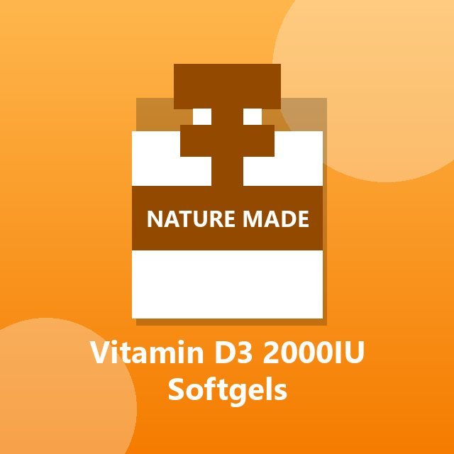 Vitamin D3 2000IU Softgels 90s